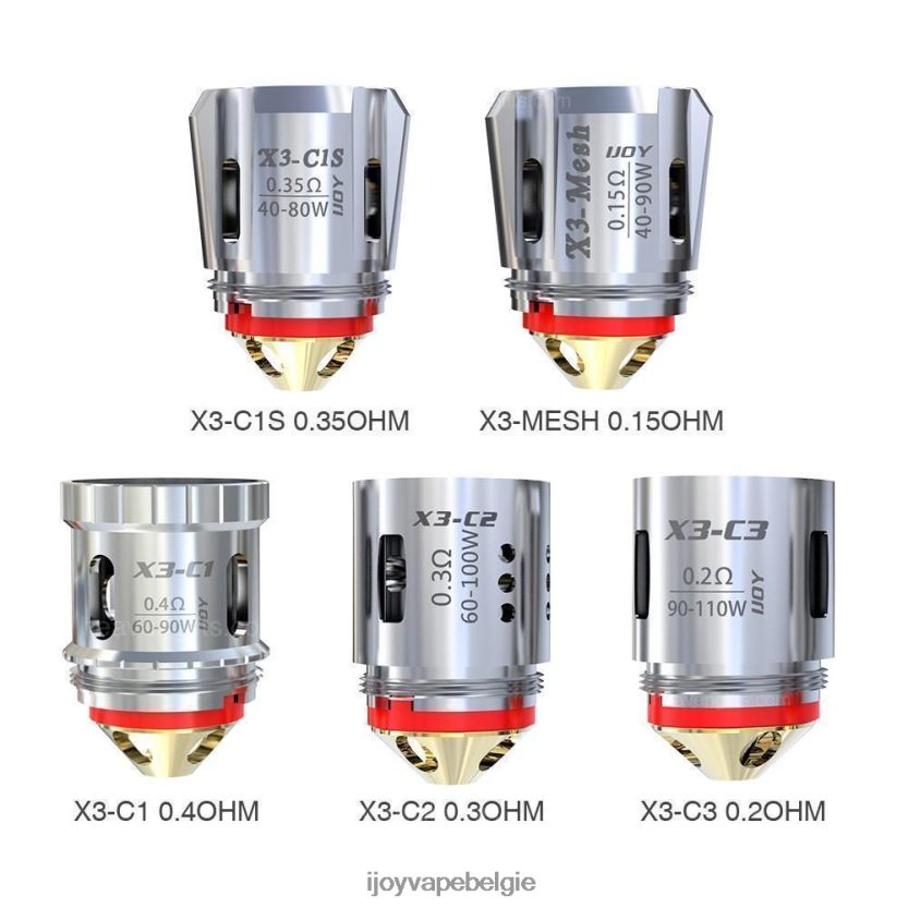 iJOY Disposable Vape Flavors - iJOY Captain x3 vervangende spoelen (pak van 3) L64D02109