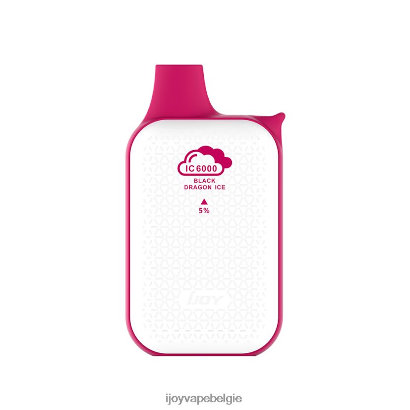 iJOY Vape België - iJOY Bar IC6000 wegwerpbaar L64D02201 zwart drakenijs