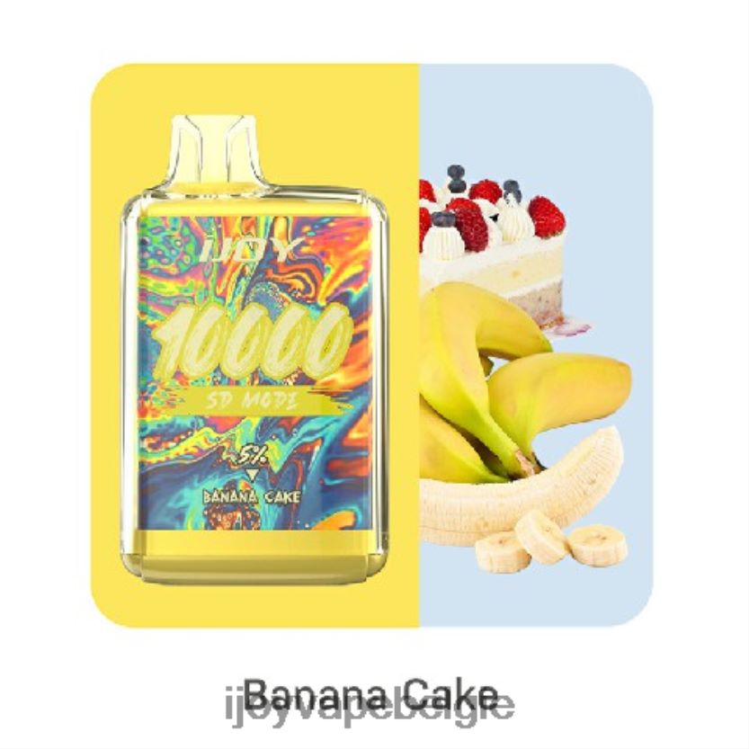 iJOY Vape België - iJOY Bar SD10000 wegwerpbaar L64D02161 bananen taart