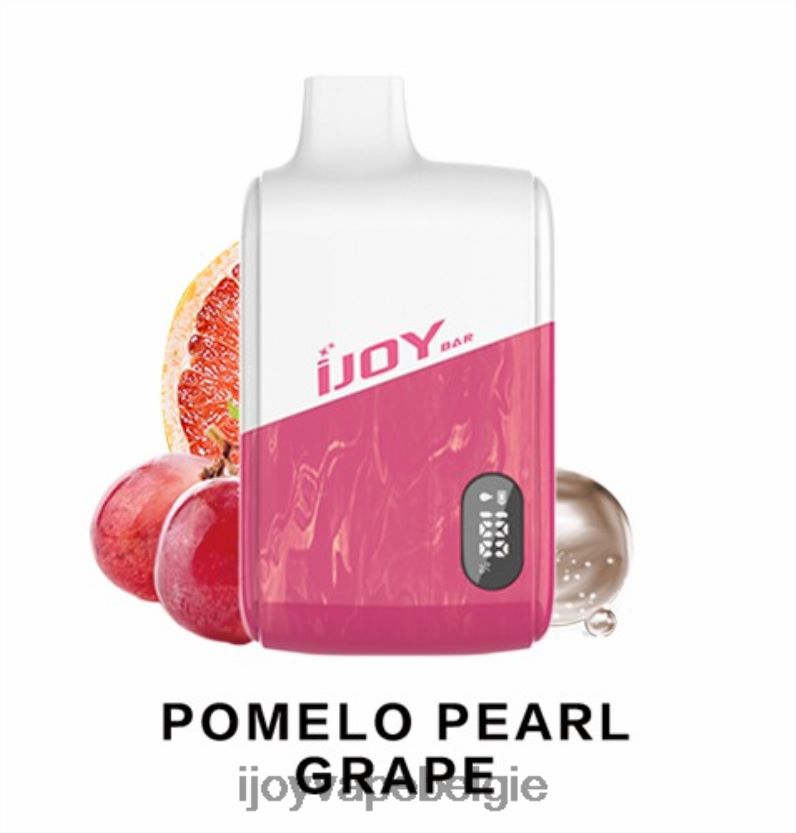 iJOY Vape Brussel - iJOY Bar IC8000 wegwerpbaar L64D02192 pomelo pareldruif