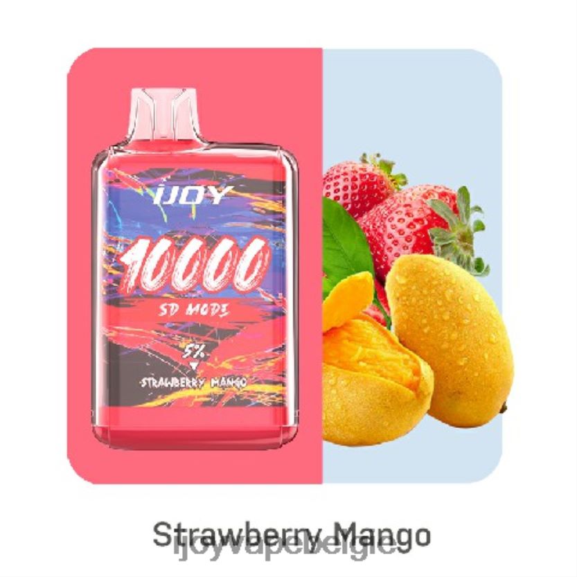 iJOY Vape Brussel - iJOY Bar SD10000 wegwerpbaar L64D02172 aardbei-mango