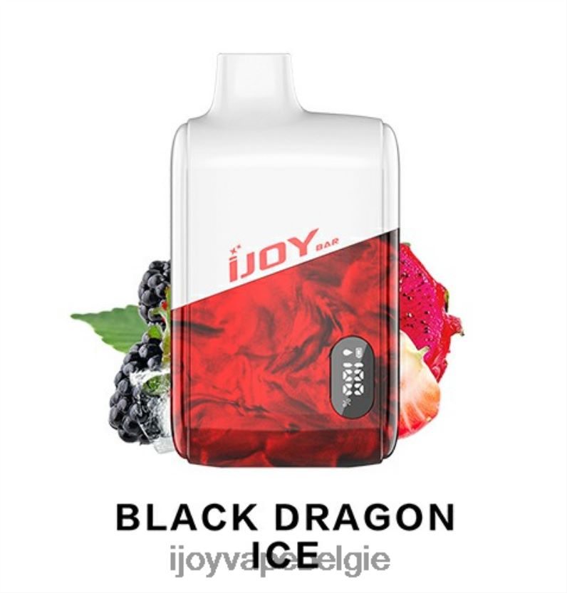 iJOY Vape Price - iJOY Bar IC8000 wegwerpbaar L64D02177 zwart drakenijs