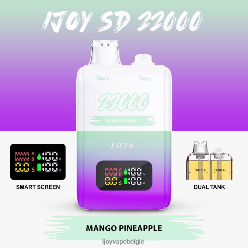 iJOY Vape Price - iJOY SD 22000 wegwerpbaar L64D02157 mango-ananas