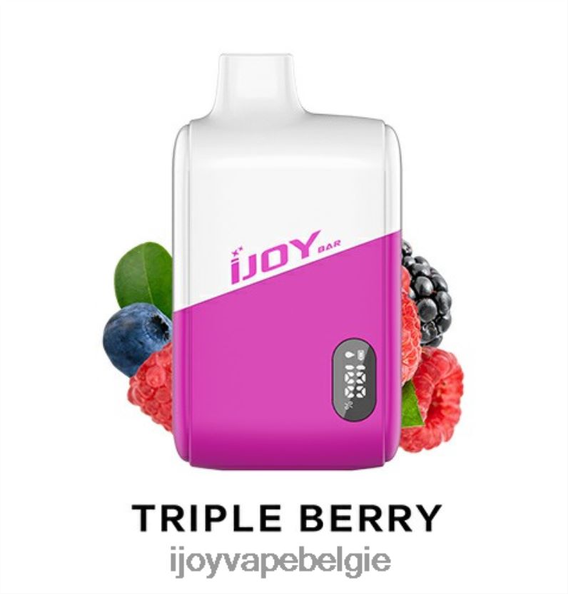 iJOY Vape Review - iJOY Bar IC8000 wegwerpbaar L64D02195 drievoudig bessenijs