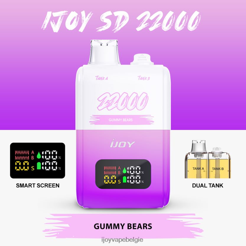 iJOY Vapes for Sale - iJOY SD 22000 wegwerpbaar L64D02154 gummibeertjes