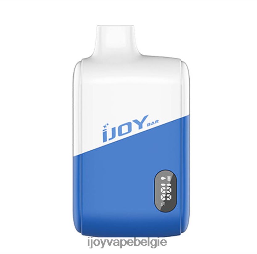 iJOY Vape Flavors - iJOY Bar Smart Vape 8000 trekjes L64D026 blauw razz-ijs